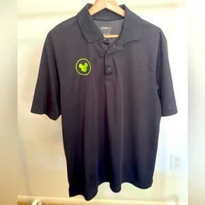 Disney Black Polo Shirt with Mickey Mouse Logo